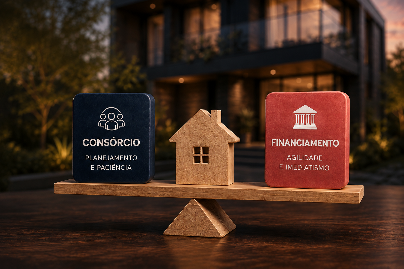 Consórcio ou financiamento para comprar imóvel